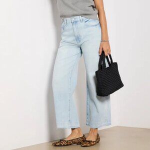 PAIGE Women's Arellia Ankle Jeans Fernanda with Wide Undone Hem